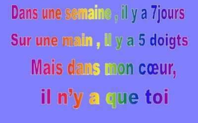 il y a que toi